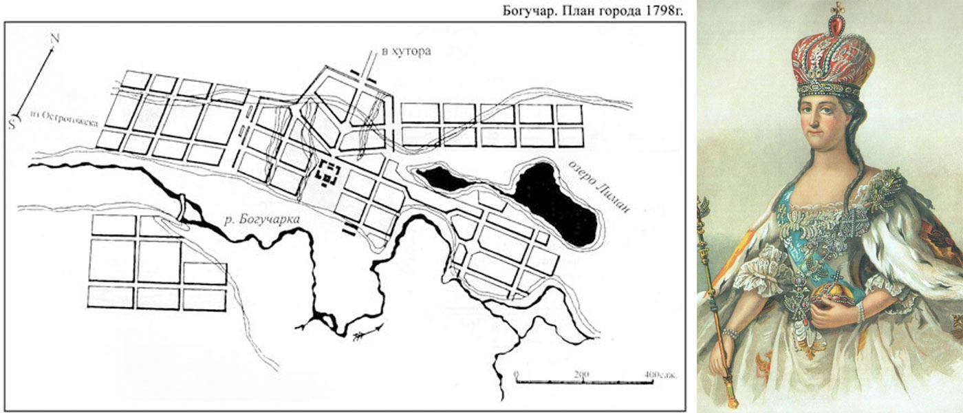 Карта города богучара с улицами