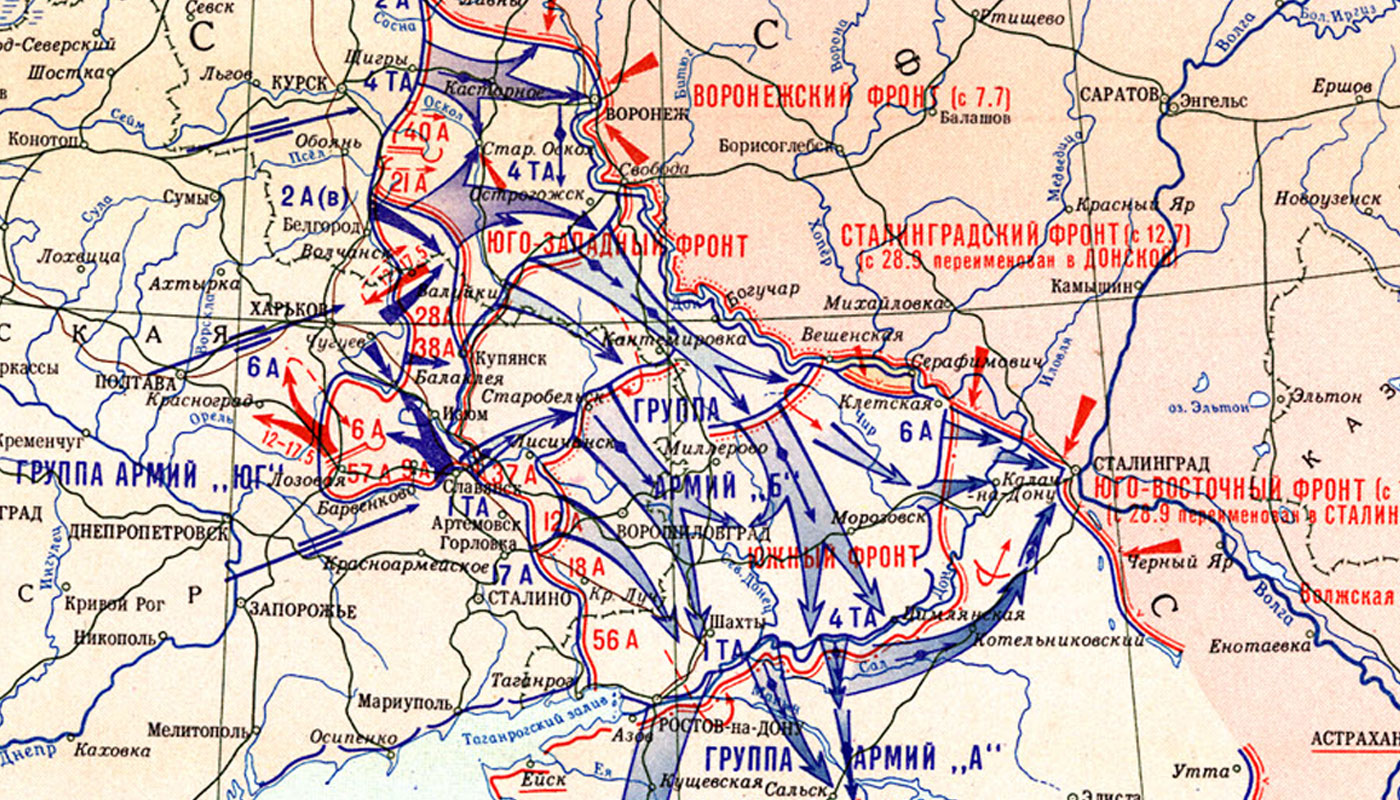 Харьковский котел 1942 года карта